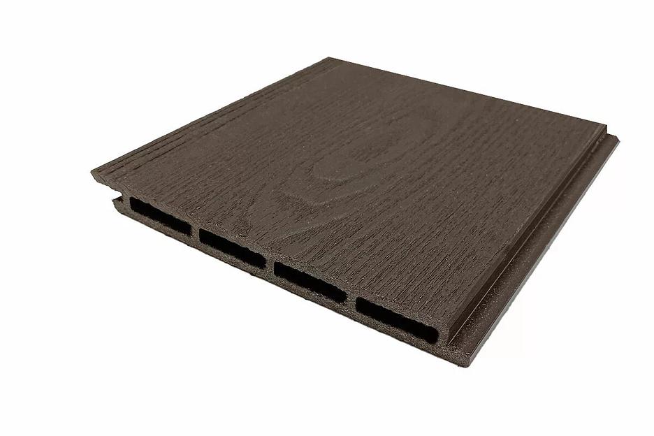 Вентилируемые фасадные панели из ДПК Holzhof, венге фото 1