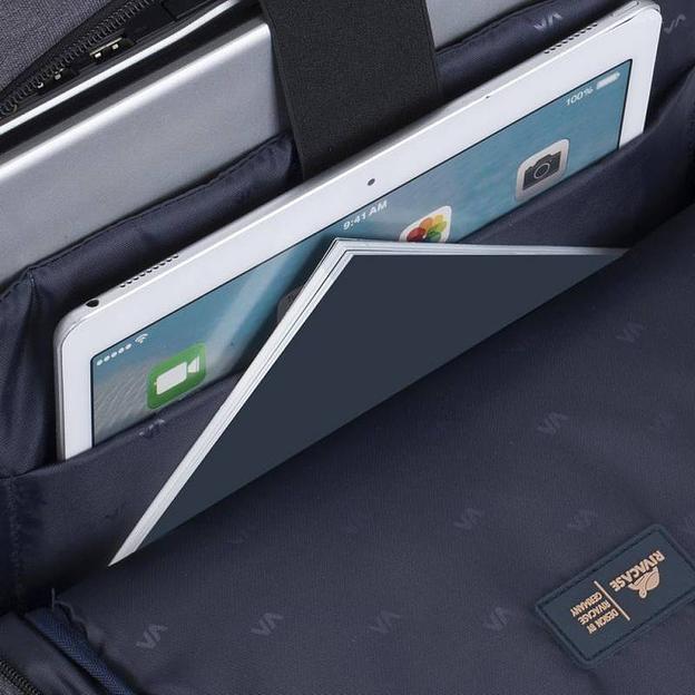 Рюкзак для ноутбука 15.6" Riva 7760 черный полиэстер фото 5