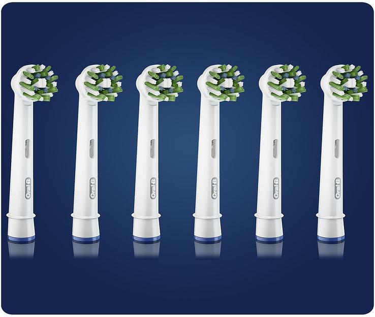 Насадка для зубных щеток Oral-B CrossAction CleanMaxim EB50RB (упак.:6шт) для зубных щеток Oral-B фото 3