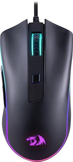 Мышь проводная Redragon Cypher 72075, черный, 12800 dpi, USB, кнопки - 7 фото 1