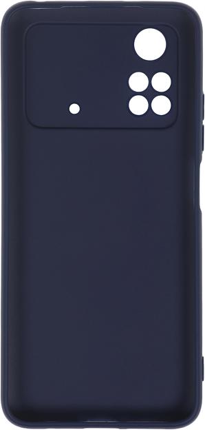 Чехол (клип-кейс) DF для Xiaomi Poco M4 Pro poCase-03 синий (POCASE-03 (BLUE)) фото 2