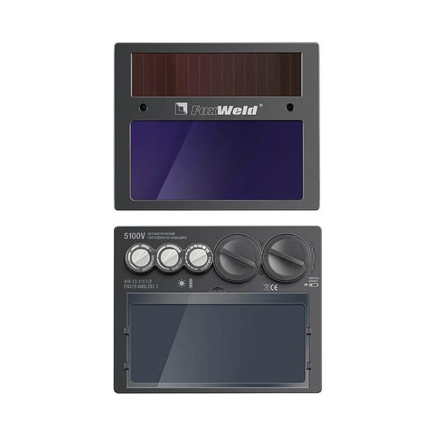 Светофильтр автоматический маски сварщика 5100V Foxweld 2085 фото 1