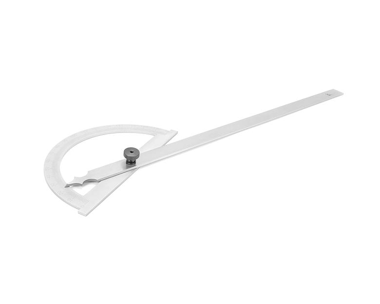 Угломер нониусный  0-180° (300х600мм, 1°) транспортир с поверкой фото 2