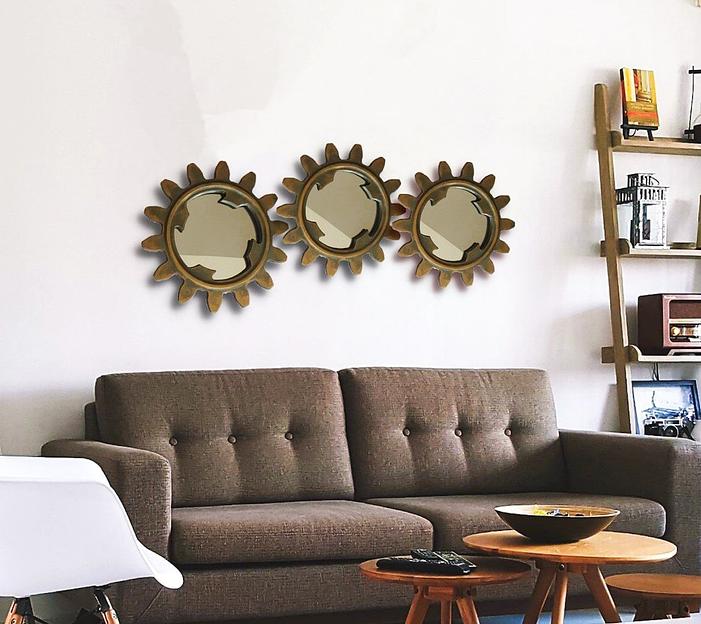 Панно из зеркал Ротор фото 1