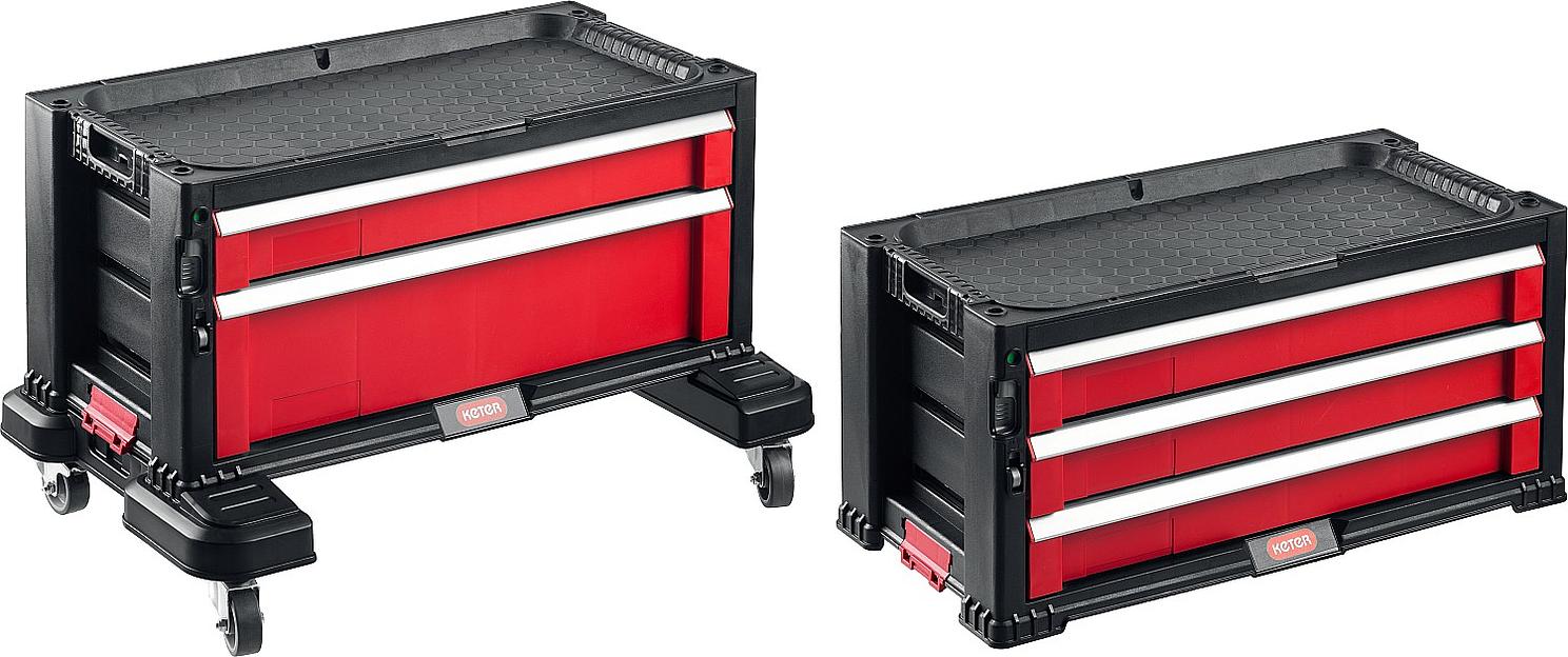 KETER DRAWER, 562 х 289 х 502 мм, (22″), пластиковый ящик с 5 выдвижными полками (38380-5) фото 2