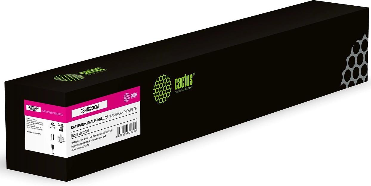 Картридж лазерный Cactus CS-MC2000M 8842452 пурпурный (15000стр.) для Ricoh M C2000 фото 1
