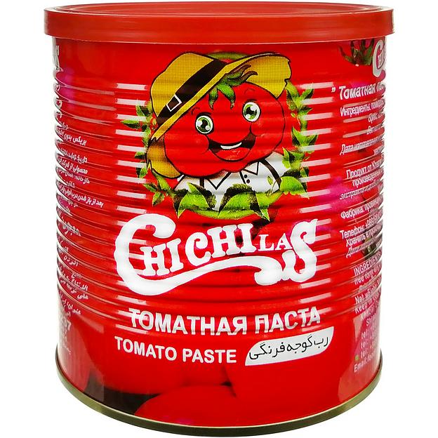 Томатная паста ChiChiLas ж/б, 800 г ОПТ фото 1