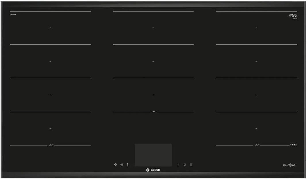 Индукционная варочная поверхность Bosch PXX995KX5E черный фото 2
