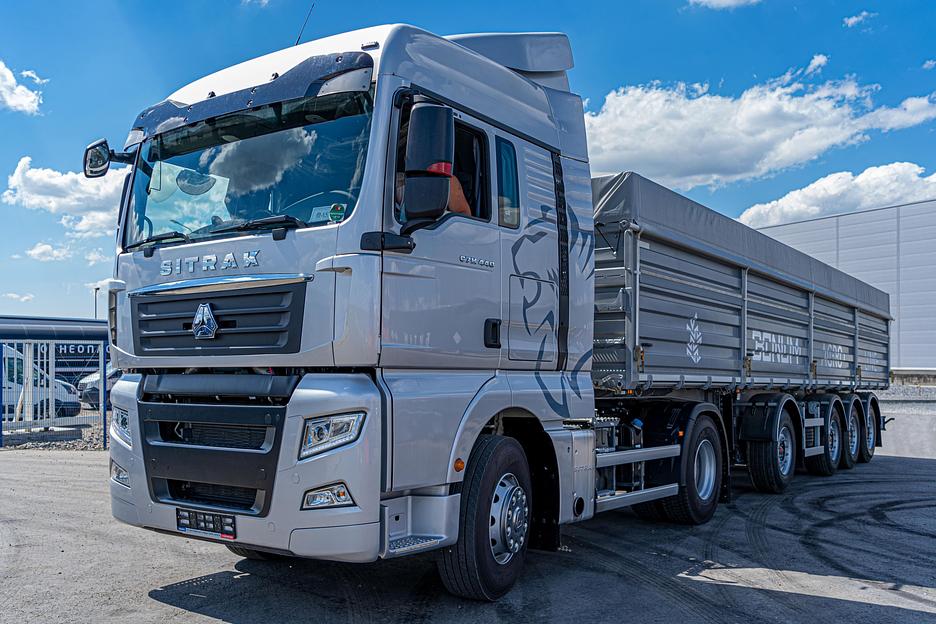 Зерновоз бортовой облегченный 46 м³ фото 2