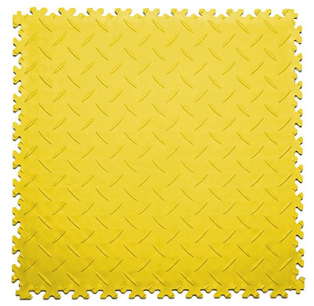 Sold Diamond - универсальное пвх покрытие , Цвет Желтый RAL 1016, Толщина модуля 7 мм. фото 1