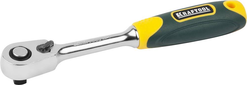 KRAFTOOL 1/4″, 60 зубцов, трещотка для торцовых головок, Pro (27794-1/4) фото 1