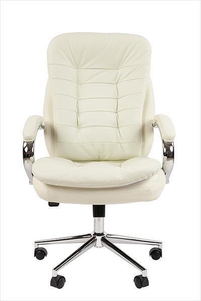 Офисное кресло Chairman 795 Россия кожа белая N (7116605) фото 1
