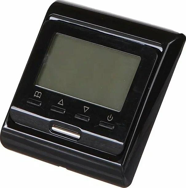 Электронный программируемый терморегулятор RTC E51 чёрный фото 2