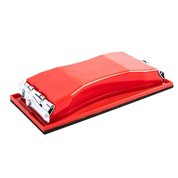 Брусок для шлифования, 210 х 105 мм, пластиковый с зажимами фото 1