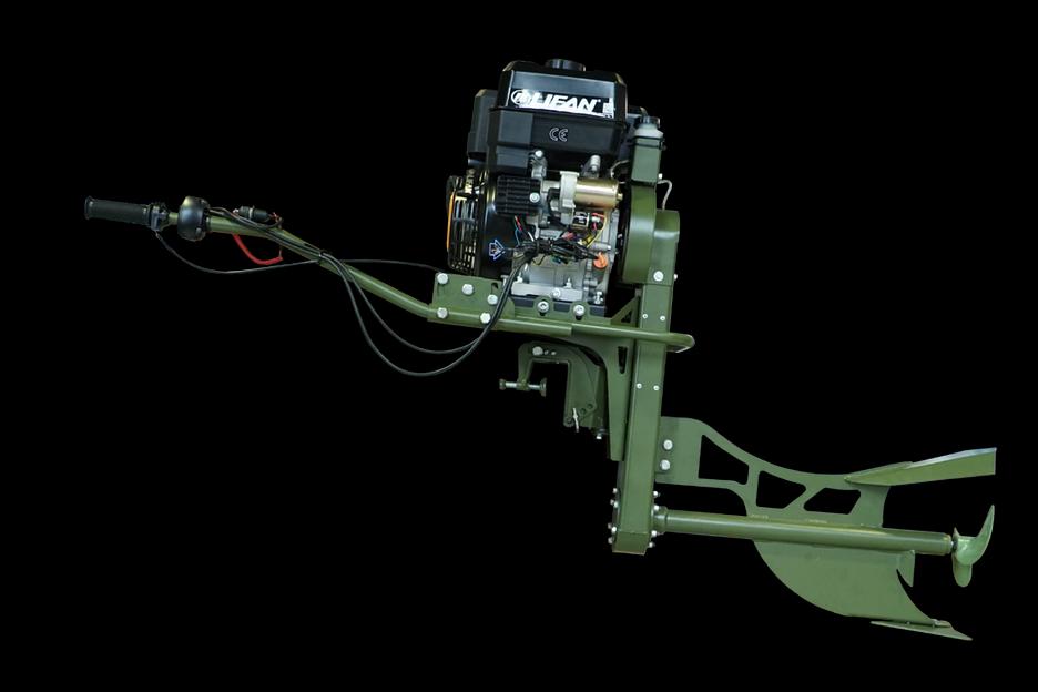 Мотор болотоход Бурлак 6,5 л.с.( 196 см3) фото 2