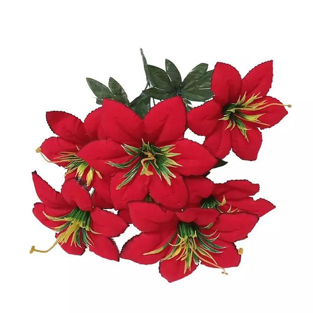 Букет барх. клематисов 7 голов 49см 440-707 фото 1