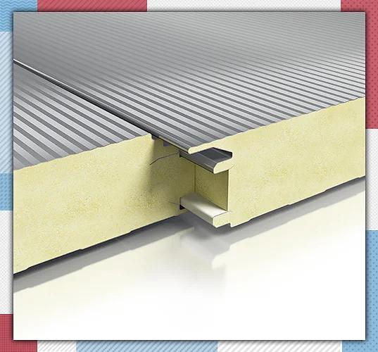 Сэндвич-панель Pillaris стеновая с пенополиизоциануратом 50 мм фото 1