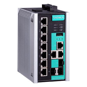 Коммутатор 7 x 10/100BaseTX, 3 x Combo Gigabit (10/100/1000BaseTX или 100/1000BaseSFP), с расширенным диапазоном температур фото 1