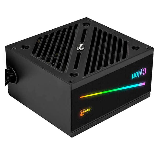 Блок питания Aerocool ATX 600W CYLON 600 80+ (24+4+4pin) APFC 120mm fan color 5xSATA RTL фото 4