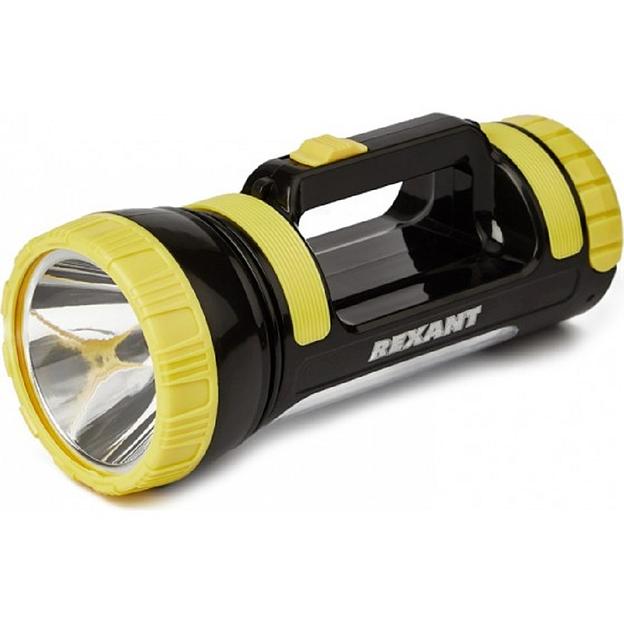 Rexant 75-7822 Фонарь прожекторный, двухрежимный, с солнечной панелью, USB зарядкой и наплечным ремнем фото 1