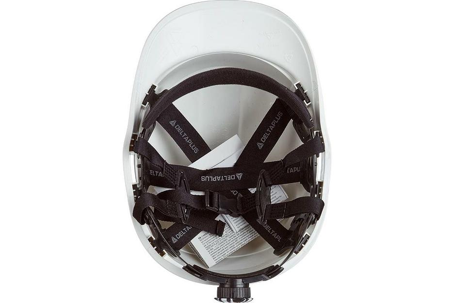 Каска защитная Delta Plus BASEBALL DIAMOND V UP, белая фото 2