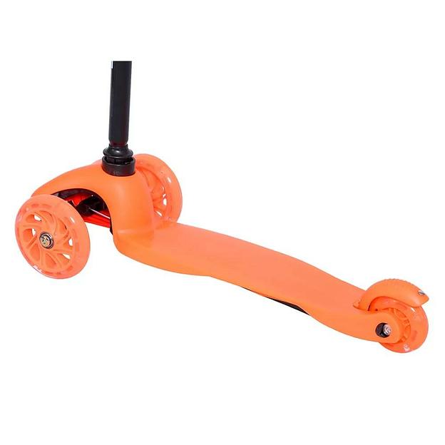 Детский самокат трехколесный AT-01 оранжевый опт фото 2