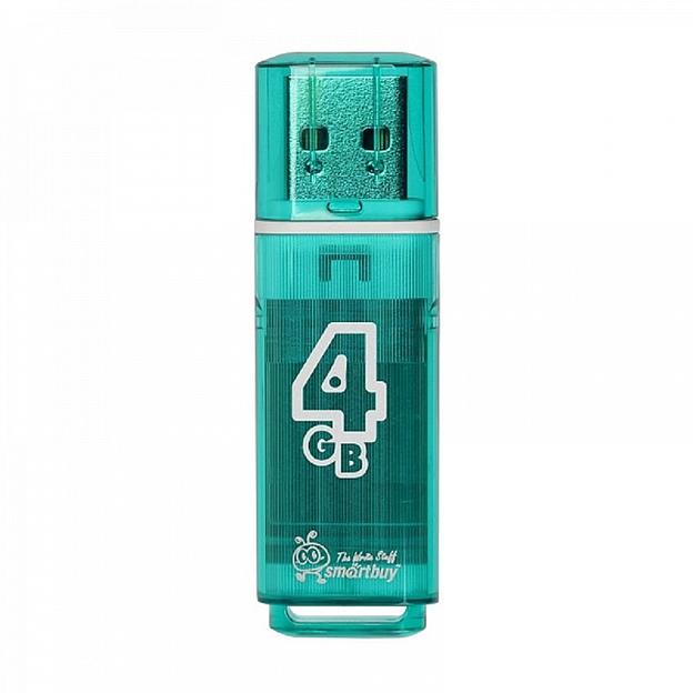 Smartbuy USB Drive 4GB Glossy series Green (SB4GBGS-G) фото 1
