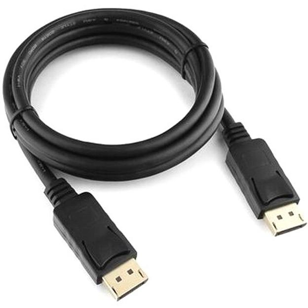 Кабель DisplayPort Cablexpert, v1.3, 2м, 20M/20M, черный, экран, пакет (CC-DP3-2M) фото 1