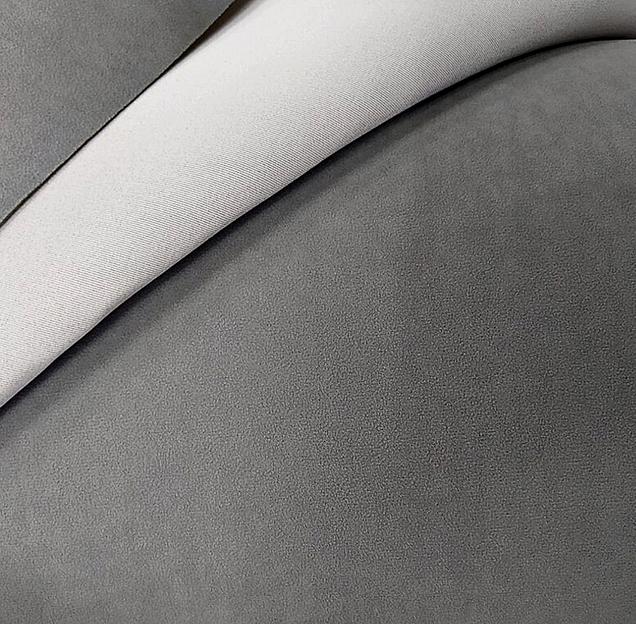 Ткань потолочная alcantra серая №А-12 опт фото 1