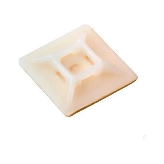 Rexant (07-2228) Площадка под винт самоклеящаяся 28х28 мм, белая (100 шт/уп) фото 1