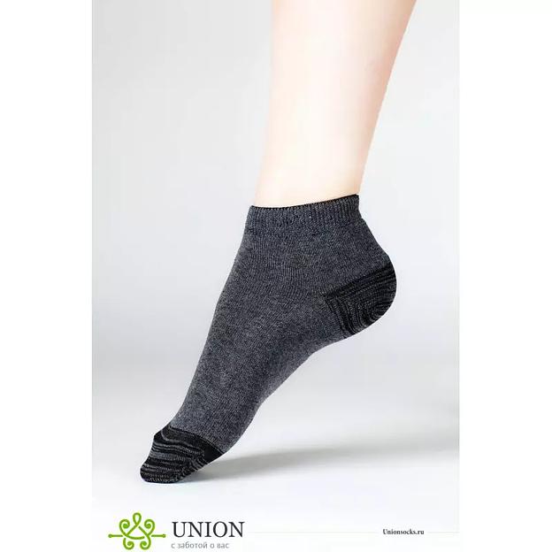 Носки Женские 10 пар укороченные «Спорт графит» ОПТ фото 3