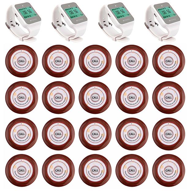 Система вызова из 4-х часов и 20-ти кнопок SWB04-3 фото 1