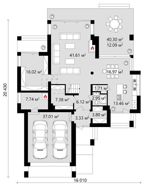 Проект дома KDR – 24 фото 3