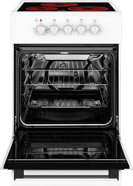 Плита Электрическая Weissgauff WES E2V05 W белый стеклокерамика (без крышки) фото 3