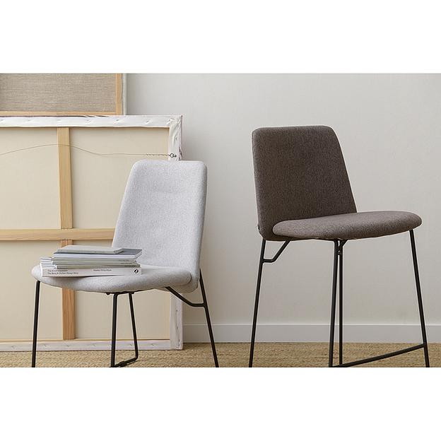 Стул барный Niels, рогожка, темно-коричневый фото 8