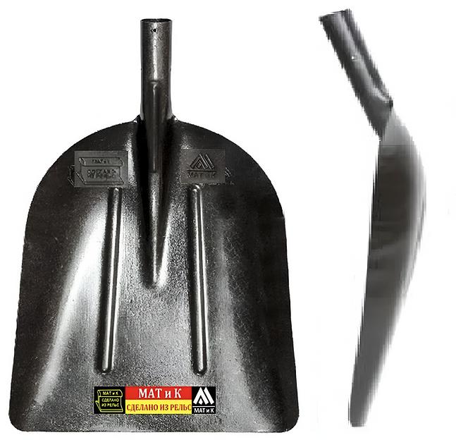 Лопата Совковая Большая тип 3 Термообработанная «МАТ и К», опт фото 1