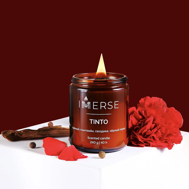 Ароматическая свеча Immerse «Tinto» 240 мл ОПТ фото 1