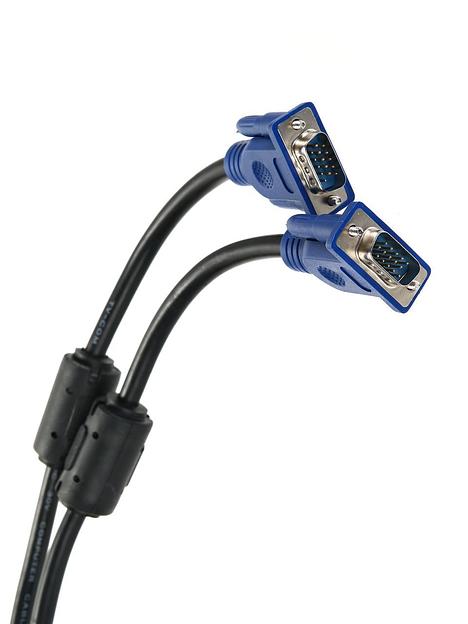 Кабель соединительный SVGA (15M/M) 10m 2 фильтра TV-COM VCOM TV-COM VGA (m) - VGA (m) 10м (QCG120H-10M) фото 3