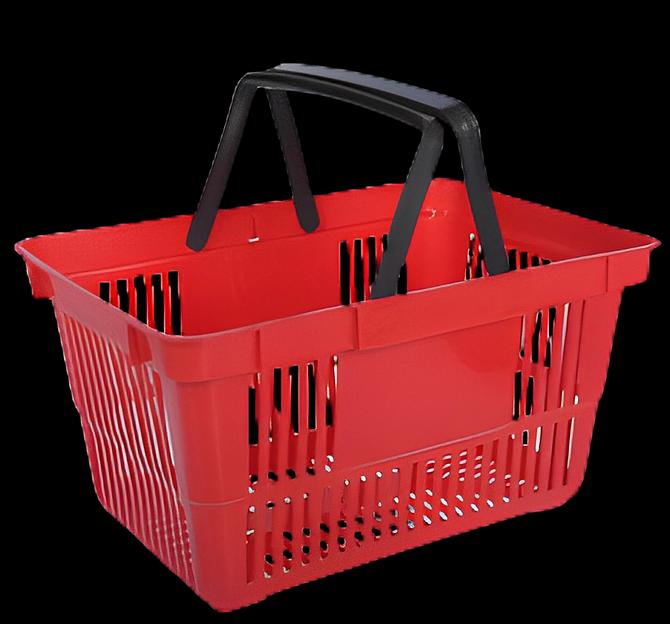 Корзина покупательская пластик 20л фото 1