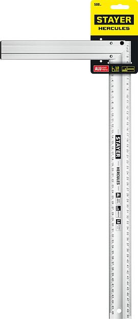 STAYER 500 мм, жесткий столярный угольник, Professional (3432-50) фото 6