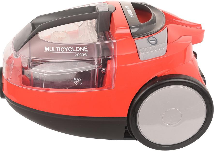 Пылесос Hyundai HYV-C3075 2000Вт красный фото 6