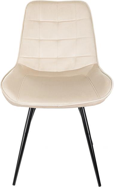 Стул для дома Бюрократ CH-K2_4 комплект 4шт бежевый Holland 06 металл черный на ножках (CH-K2_1/HL07_4) фото 3