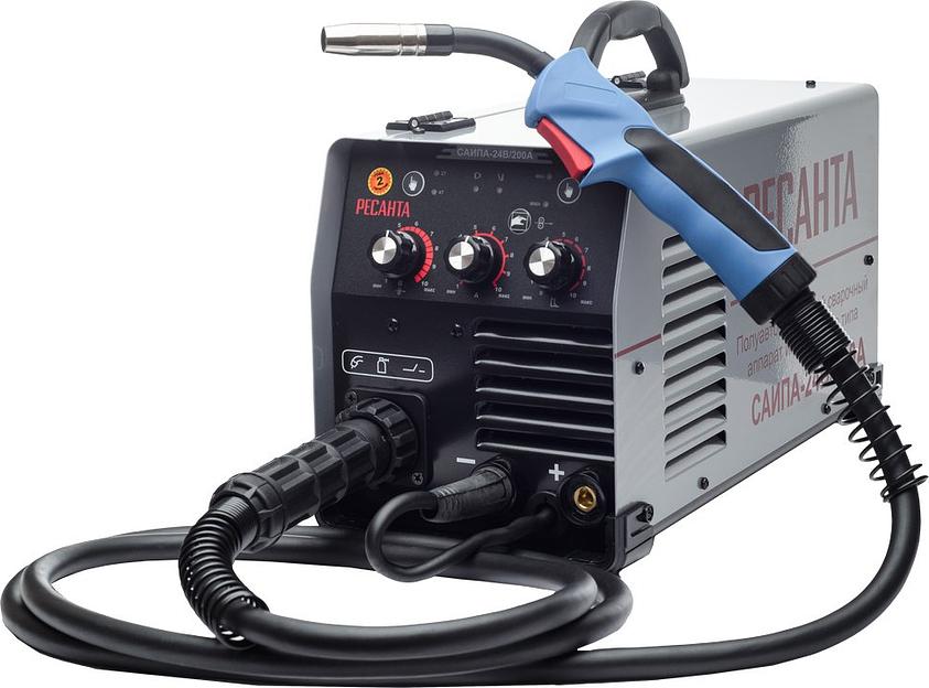 Сварочный полуавтомат Ресанта САИПА-24В/200А инвертор MIG-MAG 6.9кВт фото 2