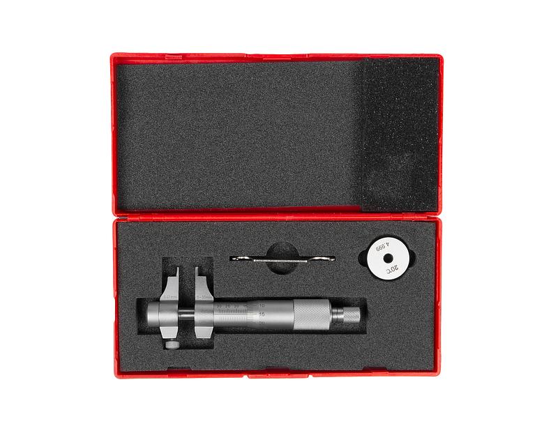 Нутромер микрометр. с бок/губками   5-30 0.005 с кольц. SHAN с поверкой фото 4