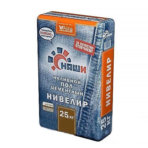 НАШИ Наливной пол «Нивелир», 25кг фото 1