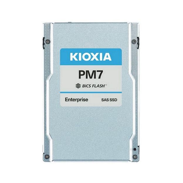 Серверный твердотельный накопитель KIOXIA SSD PM7-V, 3200GB, 2.5" 15mm, SAS 24G, TLC, R/W 4200/3650 MB/s, IOPs 720K/340K, TBW 17520, DWPD 3 (12 мес.) фото 1
