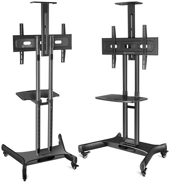 Подставка для телевизора Onkron TS1551 черный 40"-70" макс.60.5кг напольный мобильный фото 2