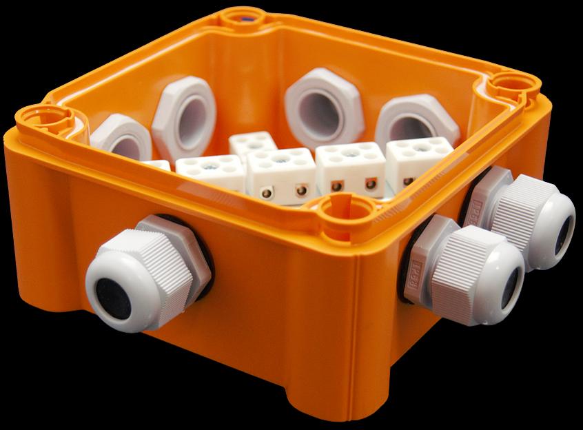 Коробка монтажная огнестойкая КМ-О-1212(П)(18к)-IP66(П6-12) фото 1