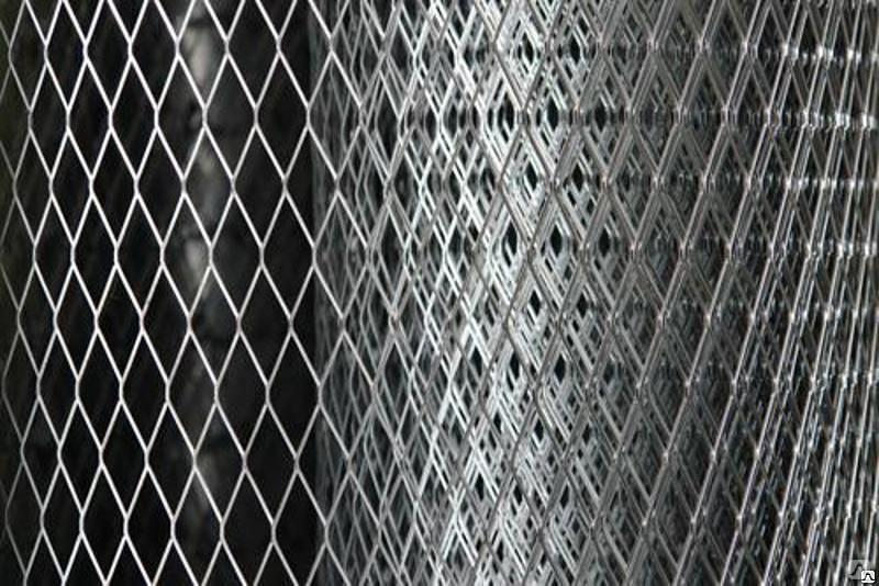 Сетка просечно-вытяжная №5 оцинкованная ПВС 1х1,5 м фото 1