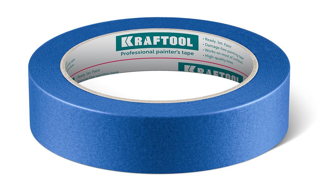 KRAFTOOL #700 Auto 25 мм х 50 м, для авторемонтных работ, малярная лента (12107-25) фото 1